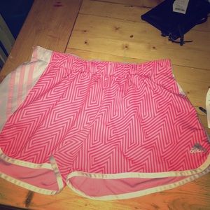Girls Adidas shorts! Pink!! Size: Medium